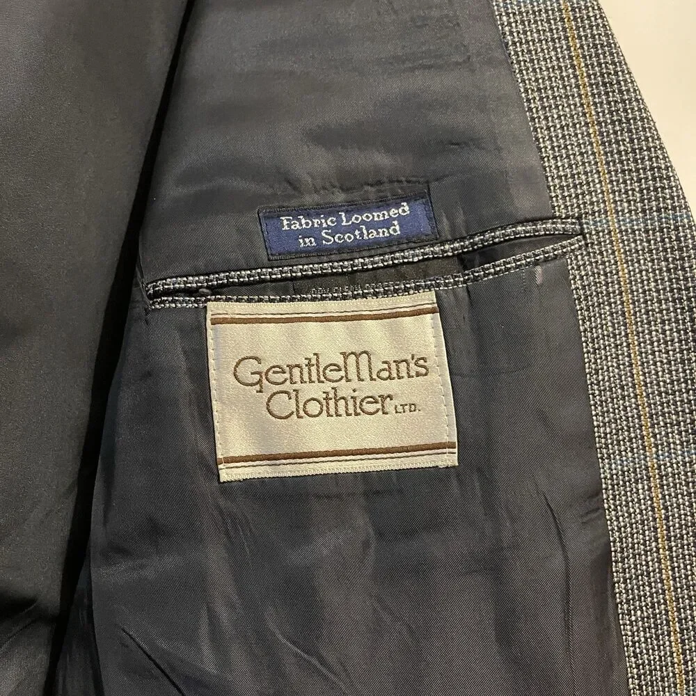 BURBERRY Loomed In Scotland SPORT COAT‎ BLAZER JACKET MENS Size Unknown